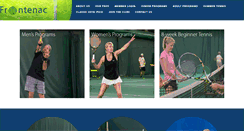 Desktop Screenshot of frontenactennis.com